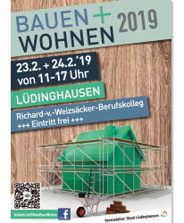 Werbeplakat der Bauen und Wohnen 2019