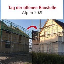 Tag der offenen Baustelle in Alpen.