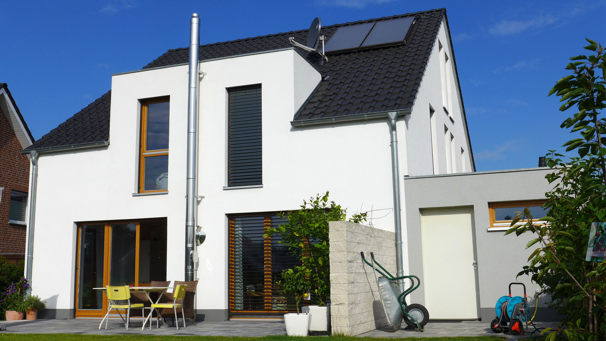 Einfamilienhaus in Münster Gartenansicht